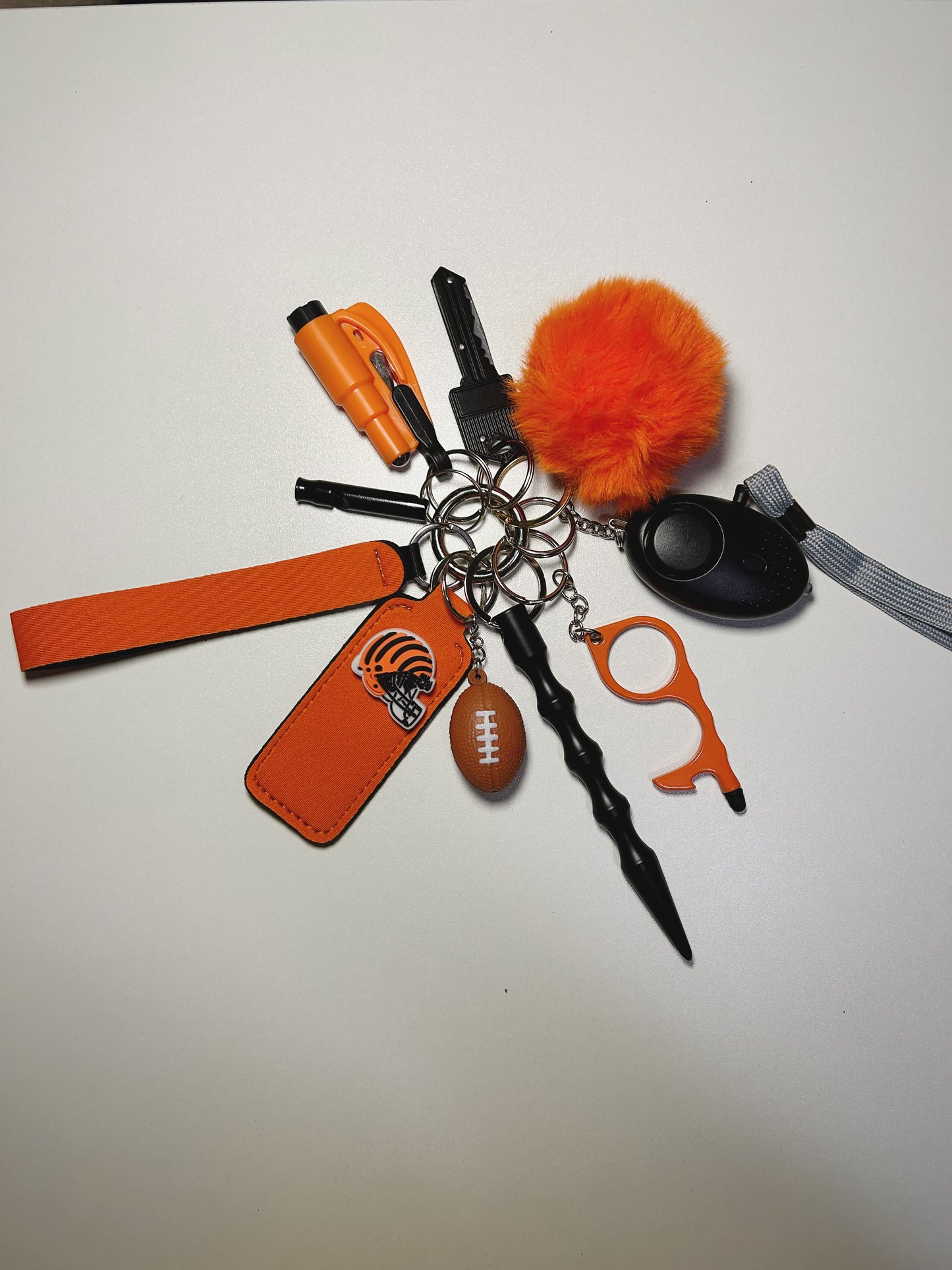 NFL Inspired Safety Keychain